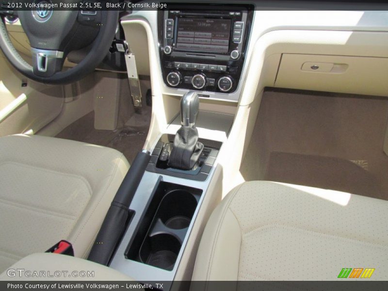 Black / Cornsilk Beige 2012 Volkswagen Passat 2.5L SE