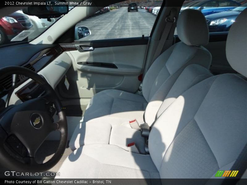 Summit White / Gray 2012 Chevrolet Impala LT