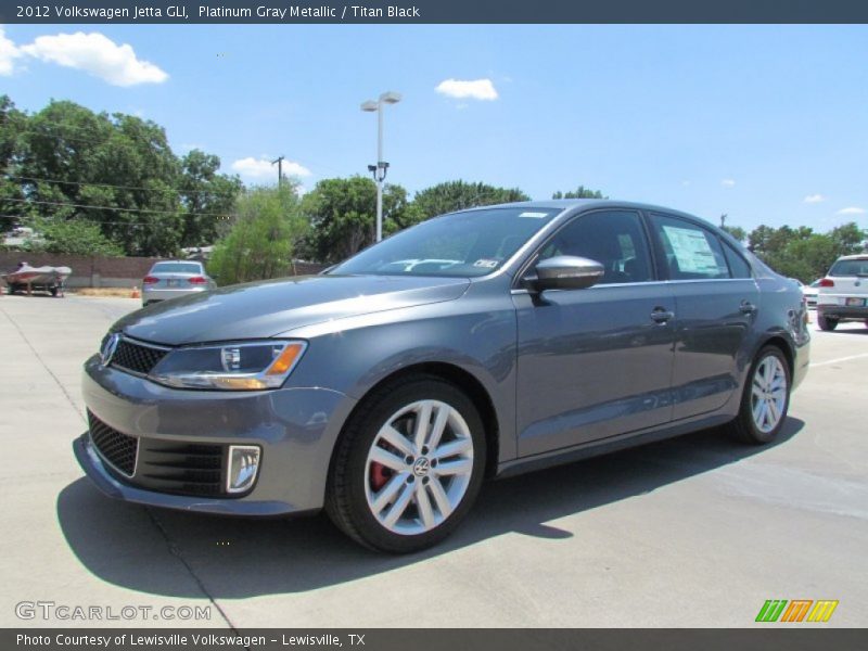 Platinum Gray Metallic / Titan Black 2012 Volkswagen Jetta GLI