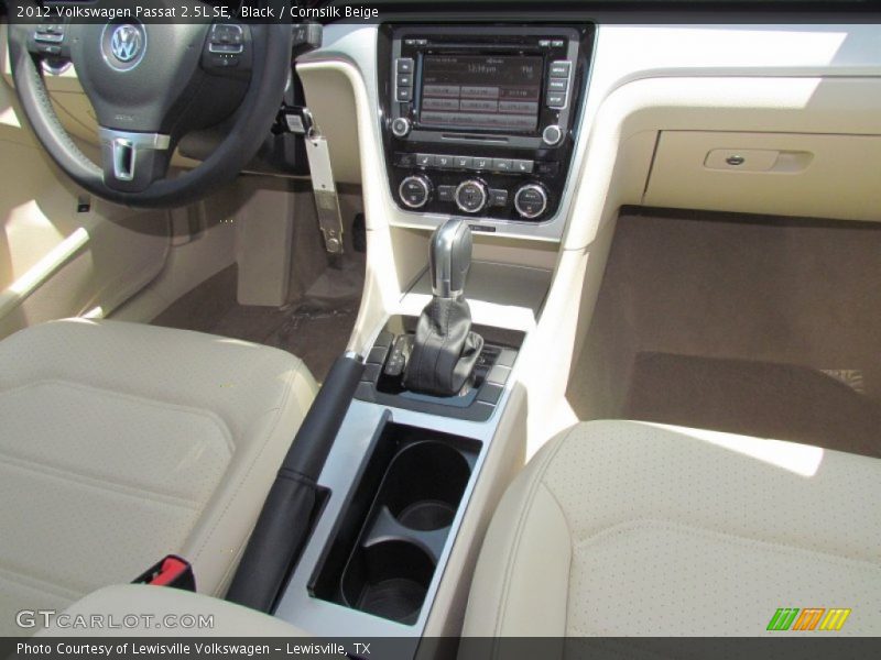 Black / Cornsilk Beige 2012 Volkswagen Passat 2.5L SE