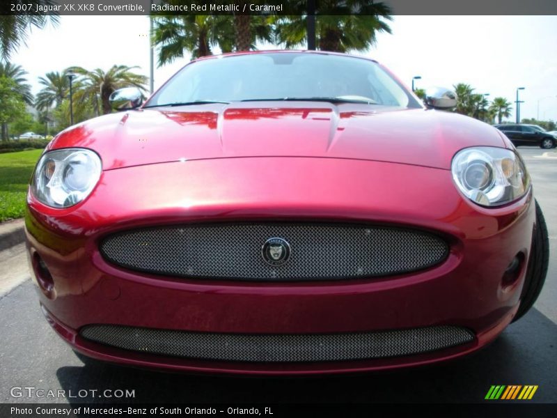 Radiance Red Metallic / Caramel 2007 Jaguar XK XK8 Convertible