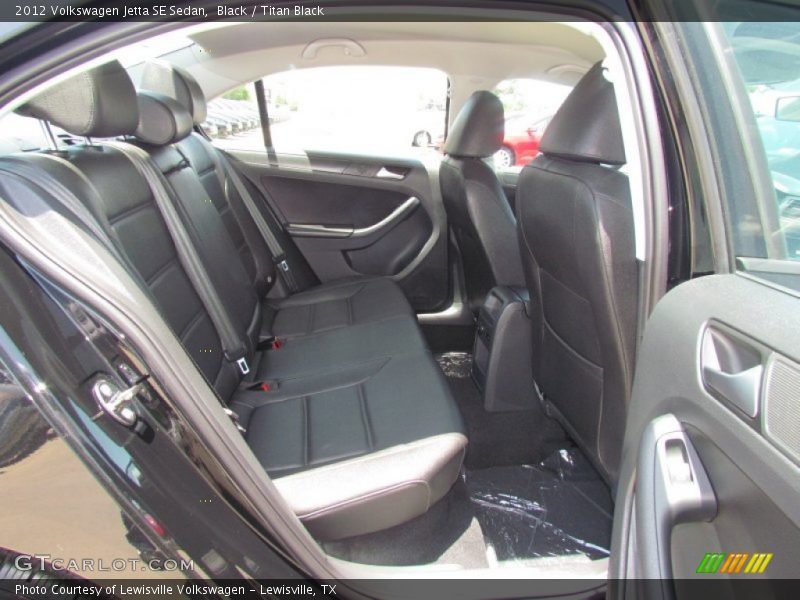 Black / Titan Black 2012 Volkswagen Jetta SE Sedan