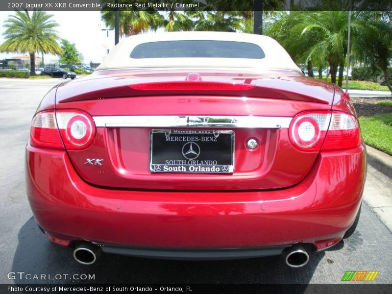 Radiance Red Metallic / Caramel 2007 Jaguar XK XK8 Convertible