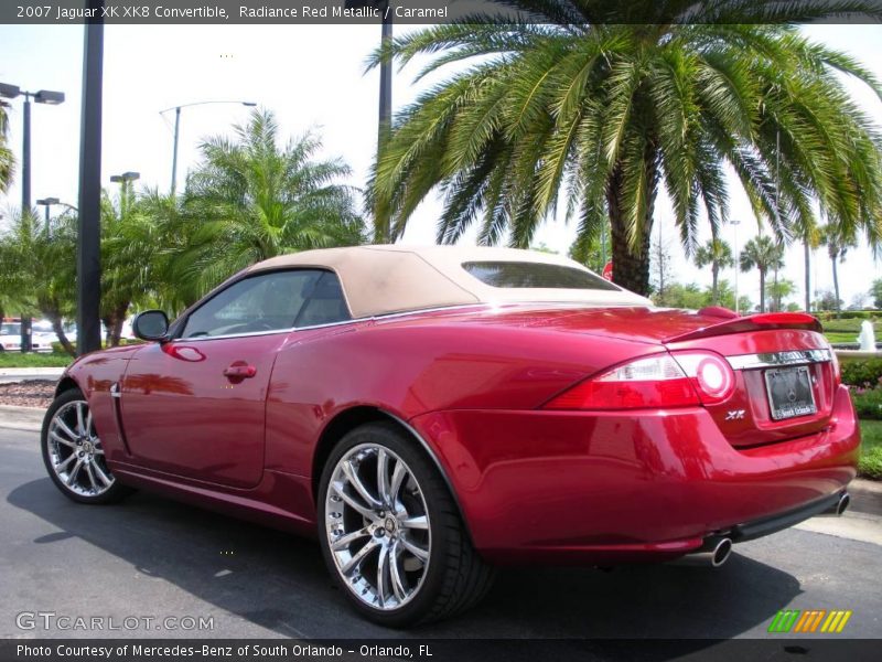 Radiance Red Metallic / Caramel 2007 Jaguar XK XK8 Convertible