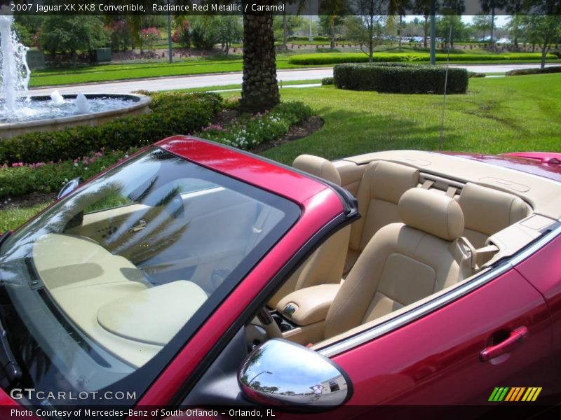 Radiance Red Metallic / Caramel 2007 Jaguar XK XK8 Convertible