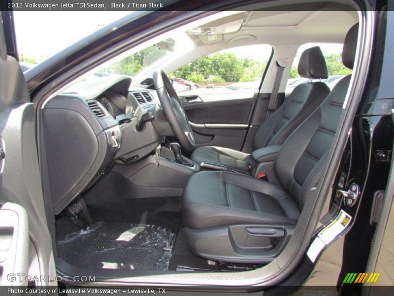Black / Titan Black 2012 Volkswagen Jetta TDI Sedan