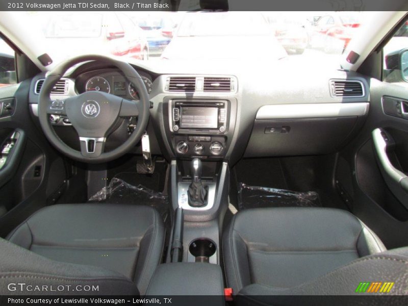 Black / Titan Black 2012 Volkswagen Jetta TDI Sedan