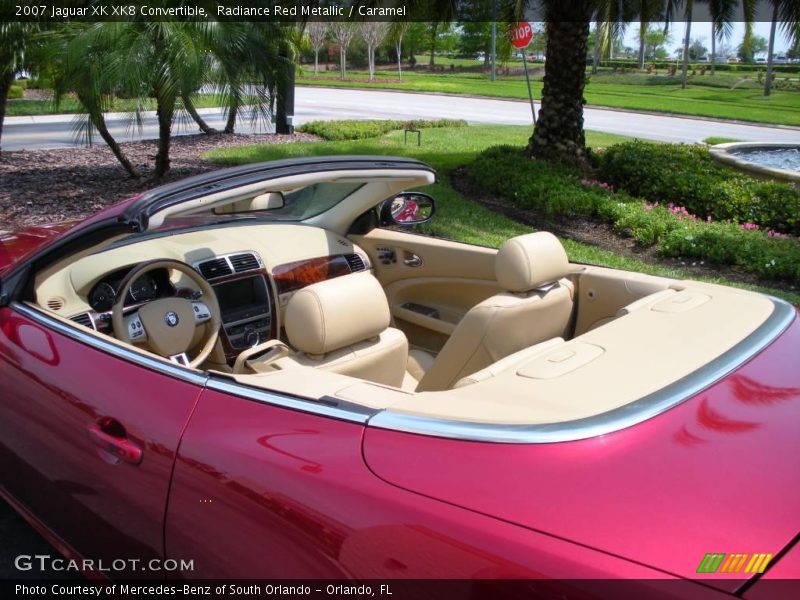 Radiance Red Metallic / Caramel 2007 Jaguar XK XK8 Convertible