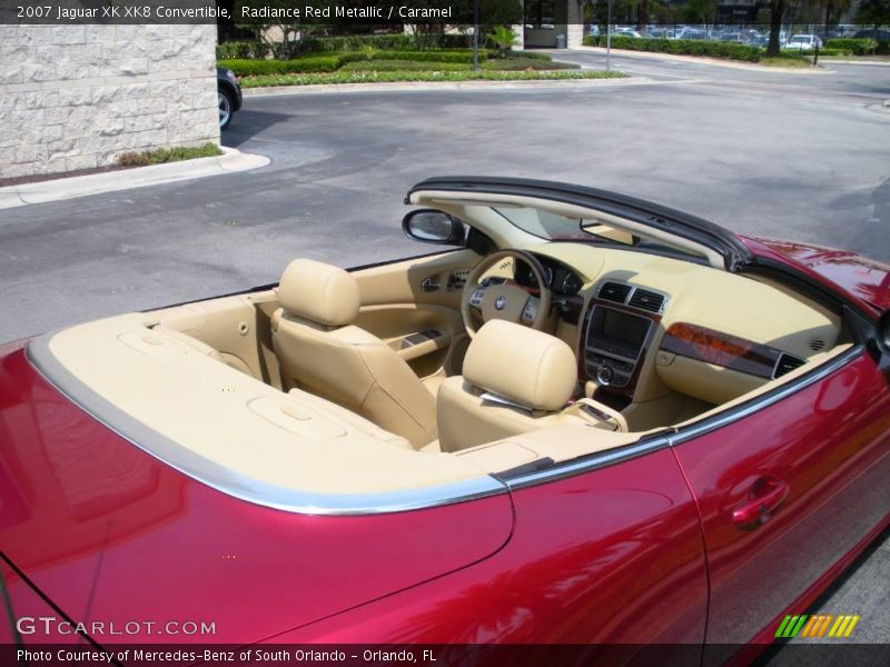 Radiance Red Metallic / Caramel 2007 Jaguar XK XK8 Convertible