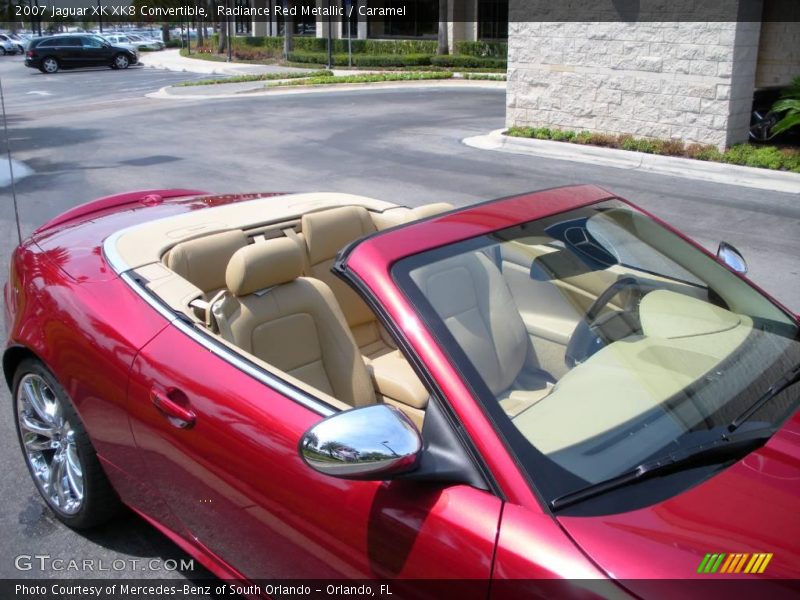 Radiance Red Metallic / Caramel 2007 Jaguar XK XK8 Convertible