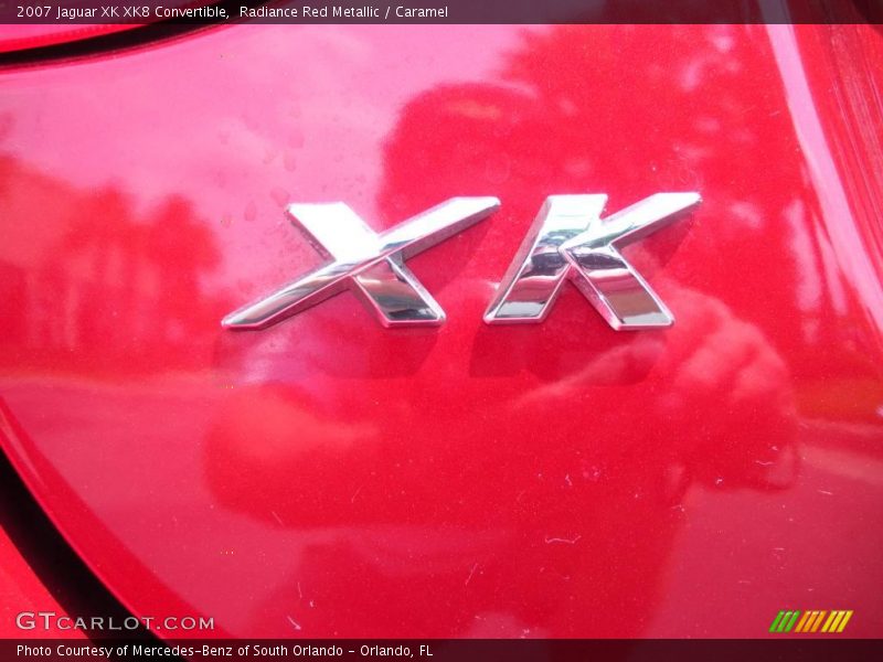 Radiance Red Metallic / Caramel 2007 Jaguar XK XK8 Convertible