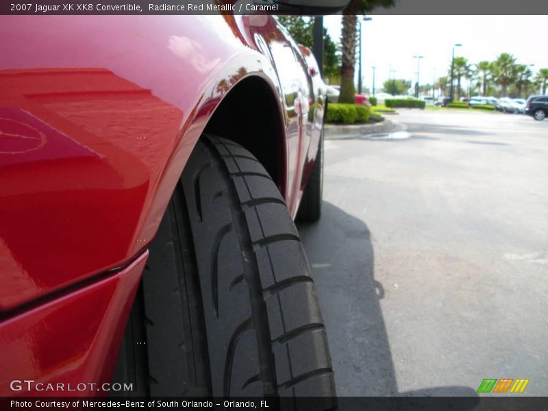 Radiance Red Metallic / Caramel 2007 Jaguar XK XK8 Convertible