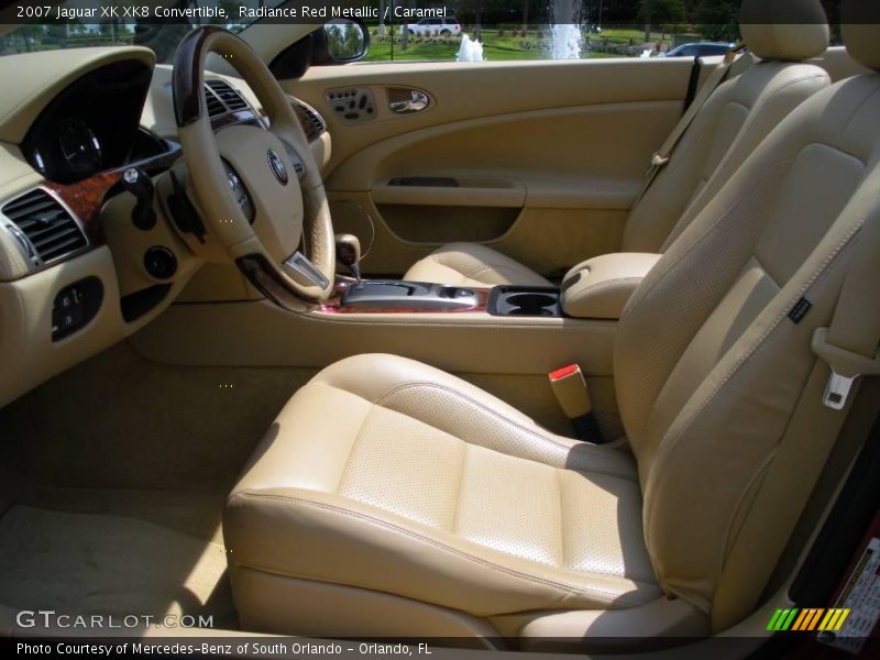 Radiance Red Metallic / Caramel 2007 Jaguar XK XK8 Convertible