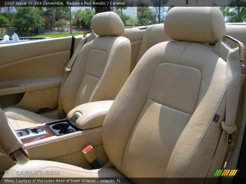 Radiance Red Metallic / Caramel 2007 Jaguar XK XK8 Convertible