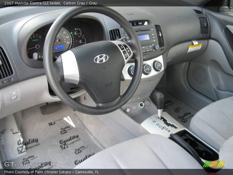 Carbon Gray / Gray 2007 Hyundai Elantra GLS Sedan