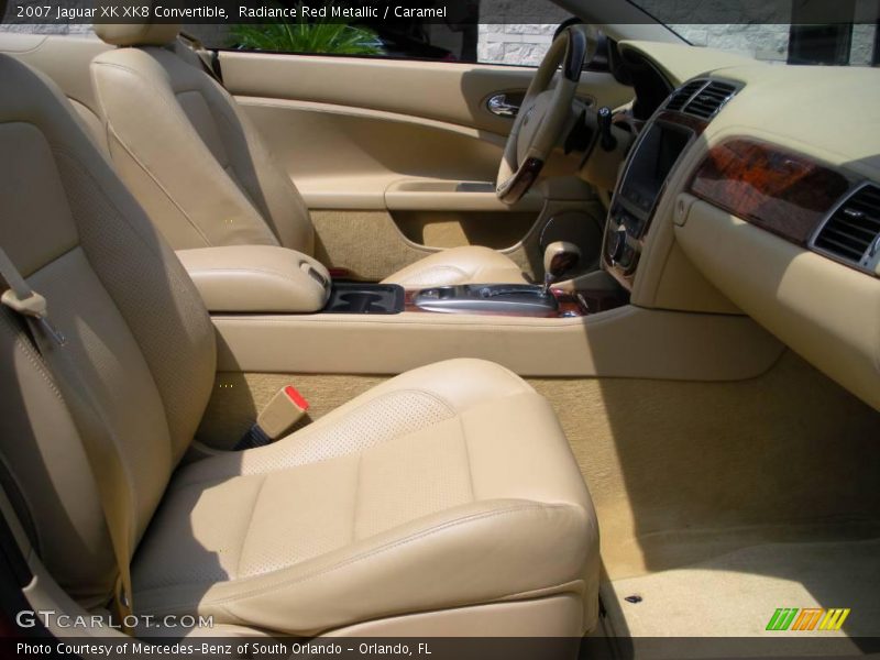 Radiance Red Metallic / Caramel 2007 Jaguar XK XK8 Convertible