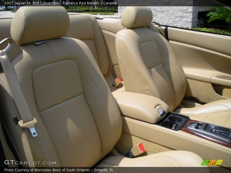Radiance Red Metallic / Caramel 2007 Jaguar XK XK8 Convertible