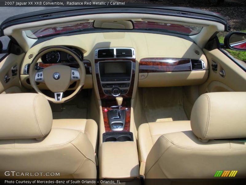 Radiance Red Metallic / Caramel 2007 Jaguar XK XK8 Convertible
