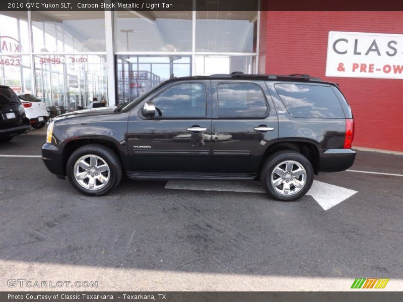 Carbon Black Metallic / Light Tan 2010 GMC Yukon SLT