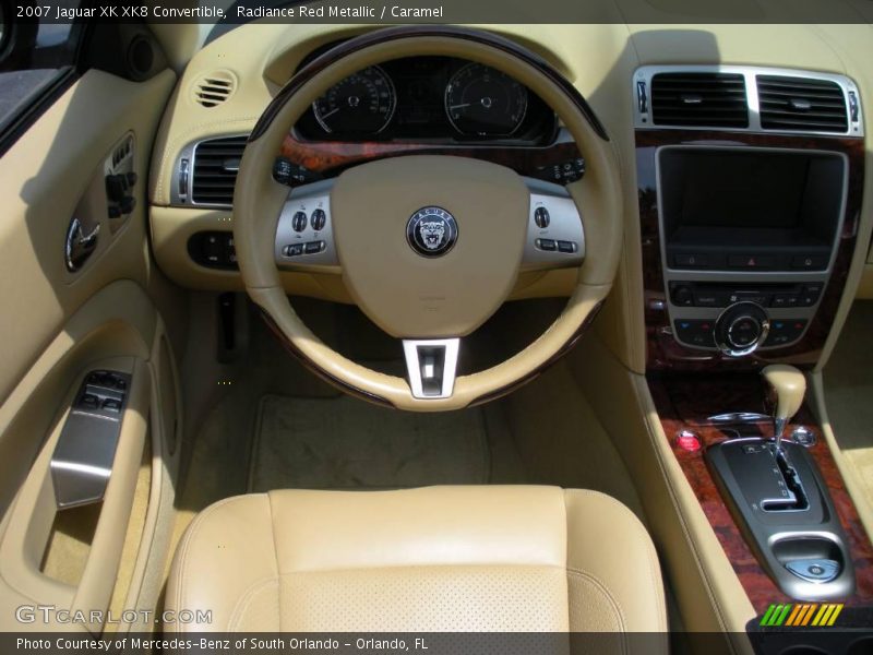 Radiance Red Metallic / Caramel 2007 Jaguar XK XK8 Convertible