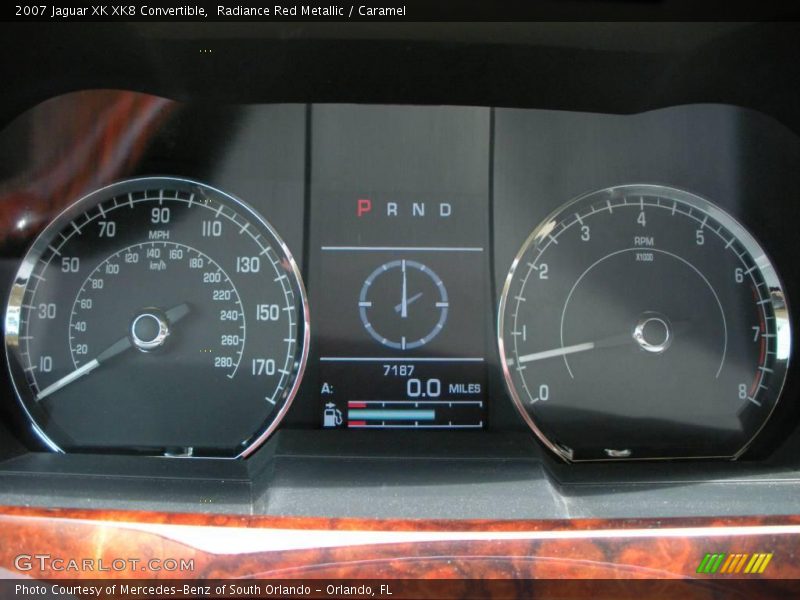 Radiance Red Metallic / Caramel 2007 Jaguar XK XK8 Convertible