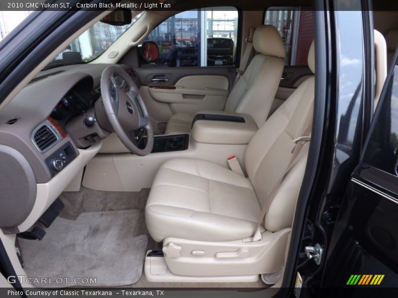 Carbon Black Metallic / Light Tan 2010 GMC Yukon SLT