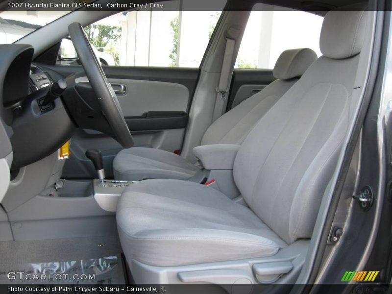 Carbon Gray / Gray 2007 Hyundai Elantra GLS Sedan