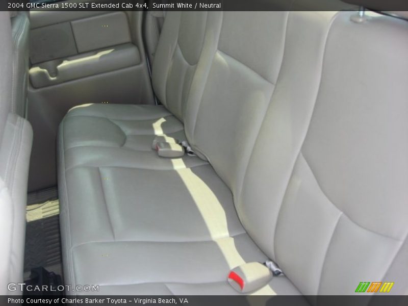 Summit White / Neutral 2004 GMC Sierra 1500 SLT Extended Cab 4x4