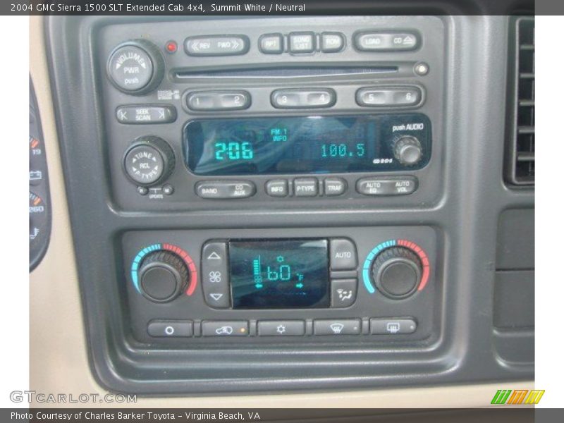 Summit White / Neutral 2004 GMC Sierra 1500 SLT Extended Cab 4x4