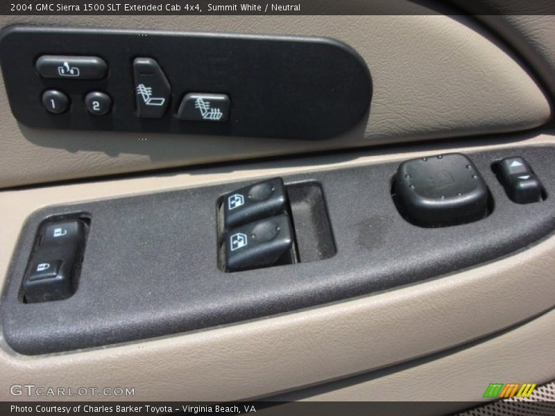 Summit White / Neutral 2004 GMC Sierra 1500 SLT Extended Cab 4x4