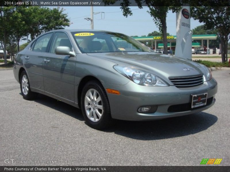 Mystic Sea Green Opalescent / Ivory 2004 Lexus ES 330