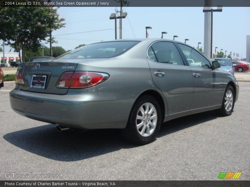 Mystic Sea Green Opalescent / Ivory 2004 Lexus ES 330