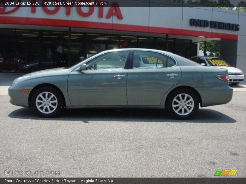 Mystic Sea Green Opalescent / Ivory 2004 Lexus ES 330