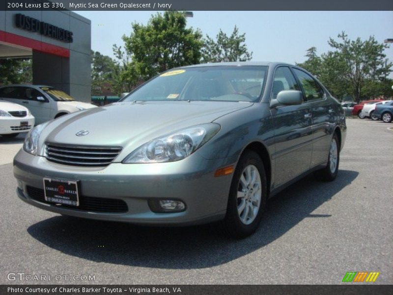 Mystic Sea Green Opalescent / Ivory 2004 Lexus ES 330