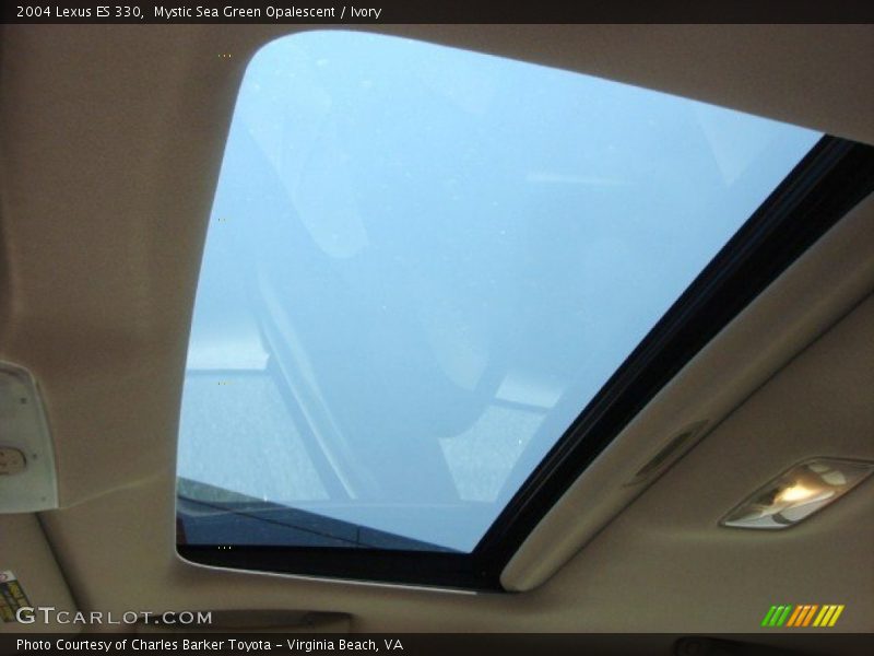 Mystic Sea Green Opalescent / Ivory 2004 Lexus ES 330