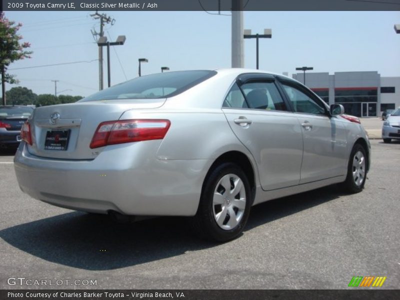 Classic Silver Metallic / Ash 2009 Toyota Camry LE