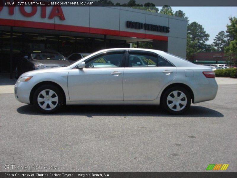 Classic Silver Metallic / Ash 2009 Toyota Camry LE