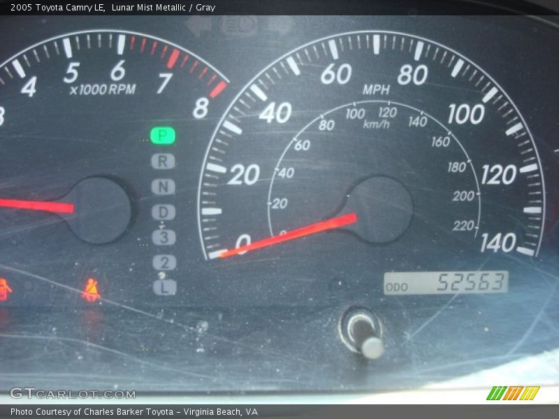 Lunar Mist Metallic / Gray 2005 Toyota Camry LE