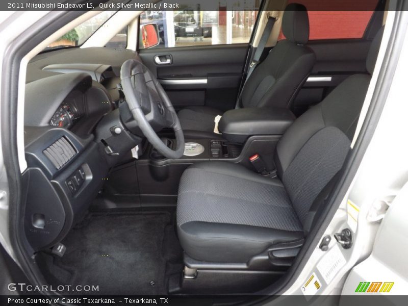 Quick Silver Metallic / Black 2011 Mitsubishi Endeavor LS