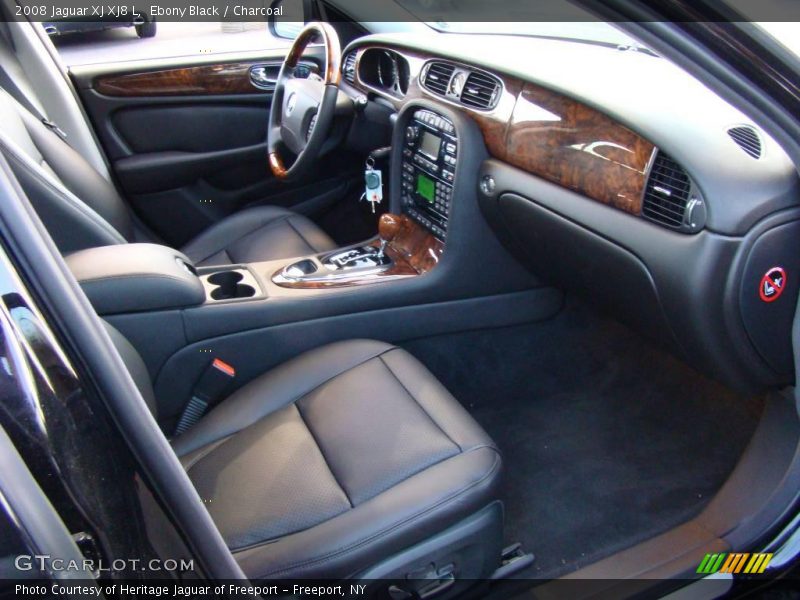 Ebony Black / Charcoal 2008 Jaguar XJ XJ8 L