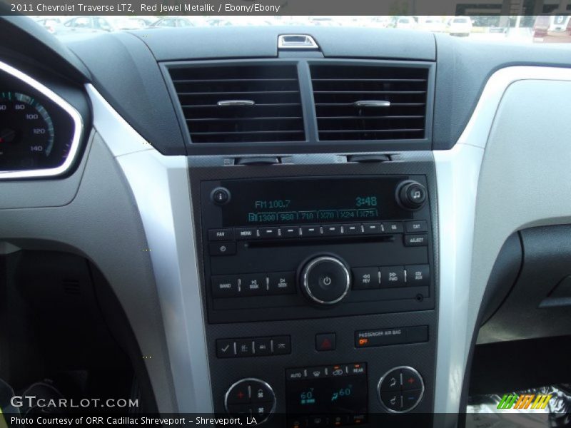 Red Jewel Metallic / Ebony/Ebony 2011 Chevrolet Traverse LTZ