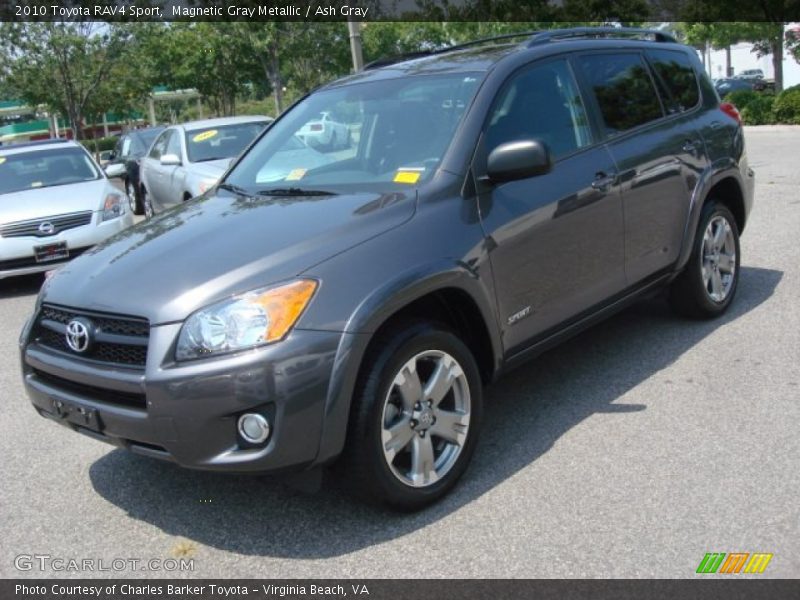 Magnetic Gray Metallic / Ash Gray 2010 Toyota RAV4 Sport