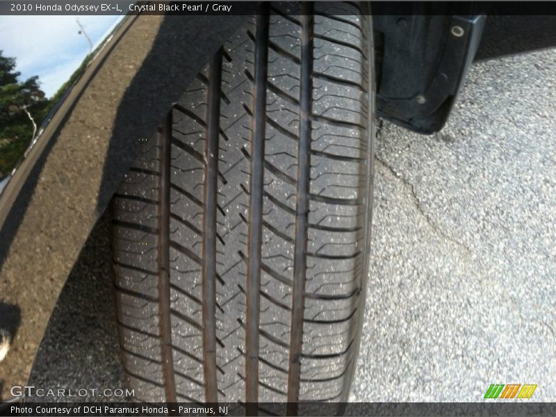 Crystal Black Pearl / Gray 2010 Honda Odyssey EX-L