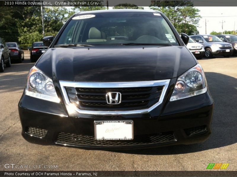 Crystal Black Pearl / Gray 2010 Honda Odyssey EX-L
