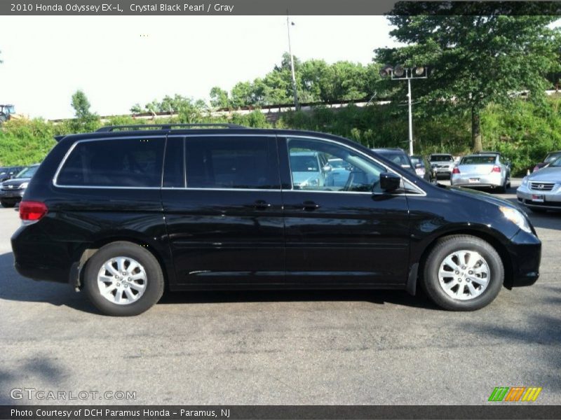 Crystal Black Pearl / Gray 2010 Honda Odyssey EX-L