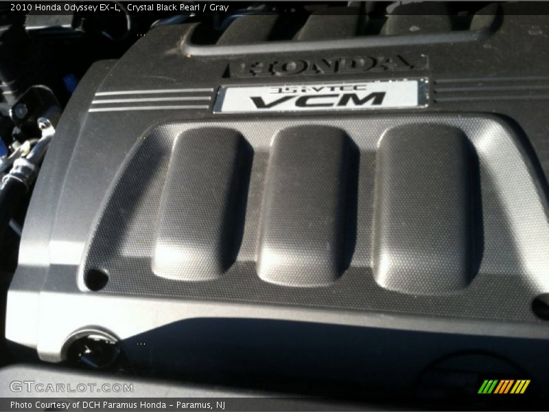 Crystal Black Pearl / Gray 2010 Honda Odyssey EX-L