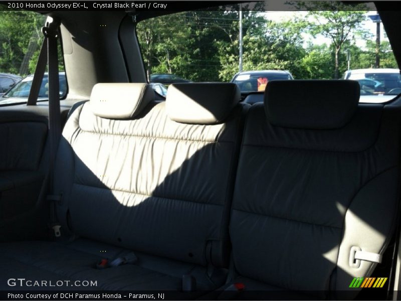 Crystal Black Pearl / Gray 2010 Honda Odyssey EX-L