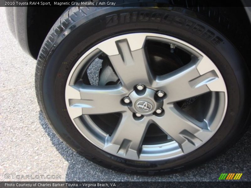 Magnetic Gray Metallic / Ash Gray 2010 Toyota RAV4 Sport