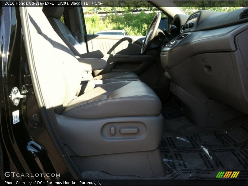 Crystal Black Pearl / Gray 2010 Honda Odyssey EX-L