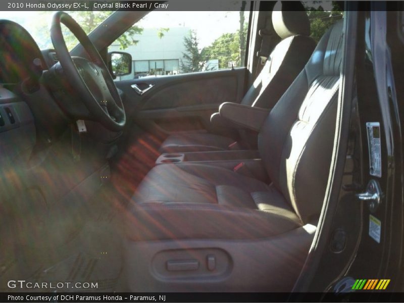 Crystal Black Pearl / Gray 2010 Honda Odyssey EX-L